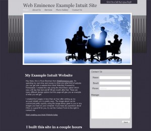 Intuit Example Website