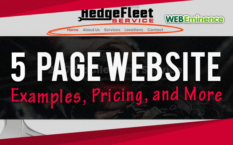 5 Page Website Pricing Examples And More Web Eminence