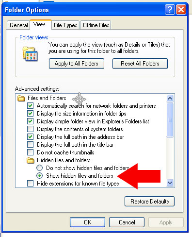 Show Hidden Files