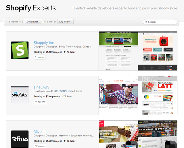 Shopify Experts