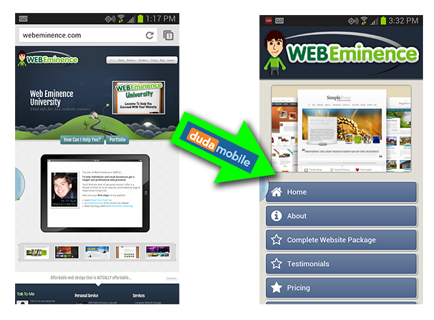 DudaMobile Review – Create a Mobile Website