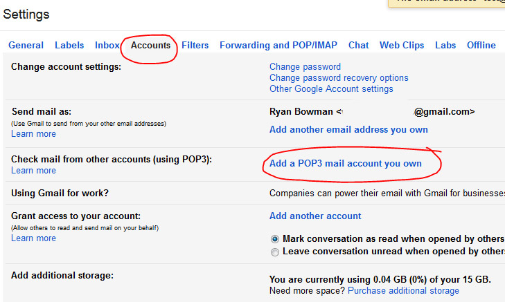 how to add an email address to your gmail