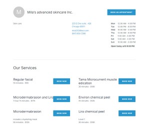 Square Booking Site