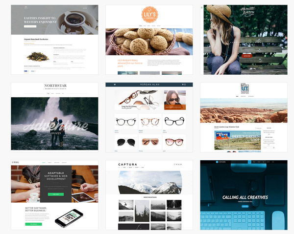 Weebly New Design Themes