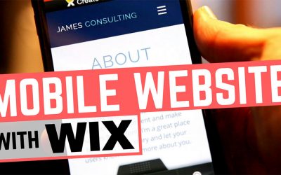 Wix Mobile Website Builder, A Video Review