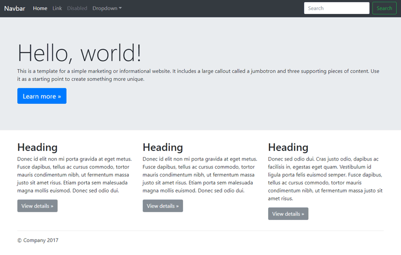 WordPress Bootstrap