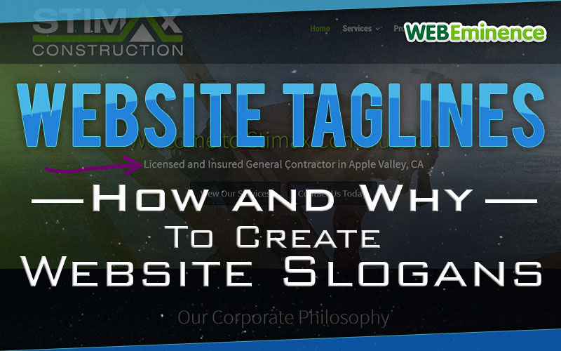 Website Taglines Slogan