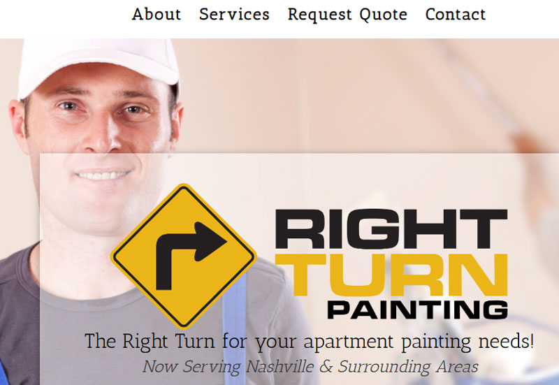 painting website slogan example