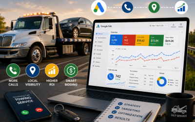 Google Ads for Towing Companies: 4 Proven Strategies to Maximize ROI and Generate More Calls